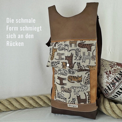 Damen -und Herrenrucksack Funny