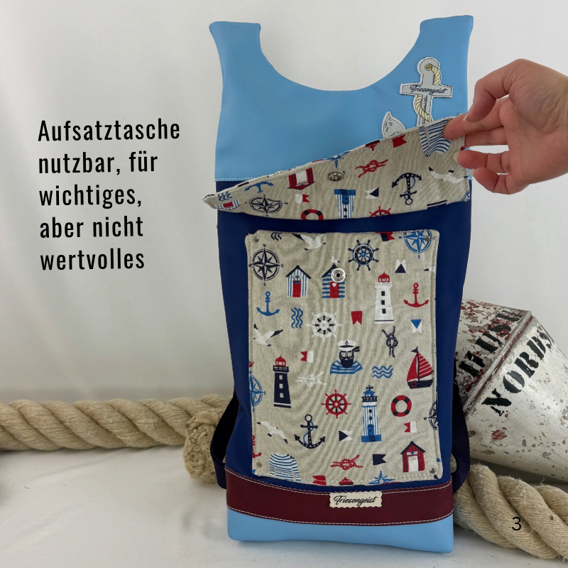 Damen- und Herrenrucksack Løkken