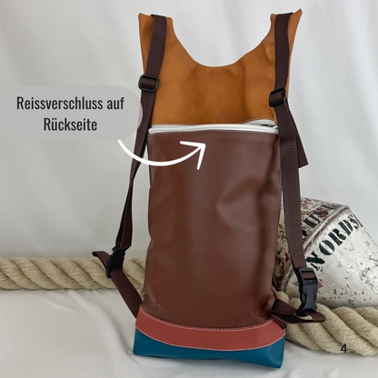 Damen- und Herrenrucksack Route 66