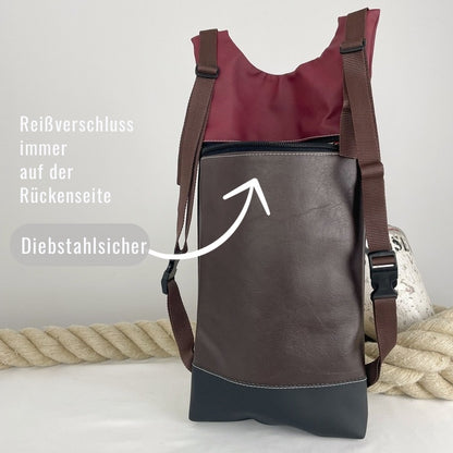 Damen- und Herrenrucksack  Brunhilde