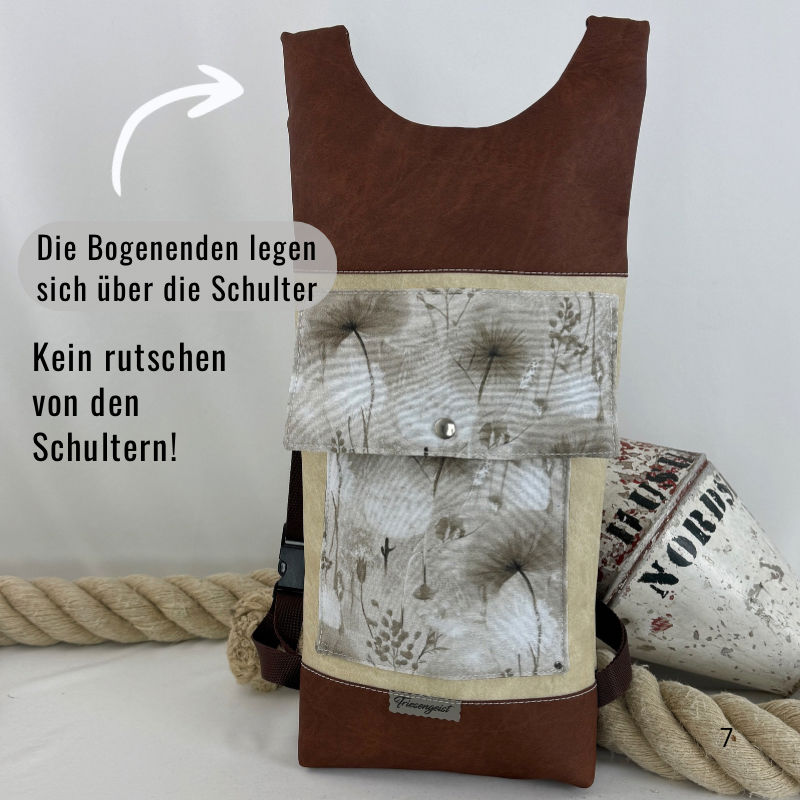 Damen- und Herrenrucksack Caroline
