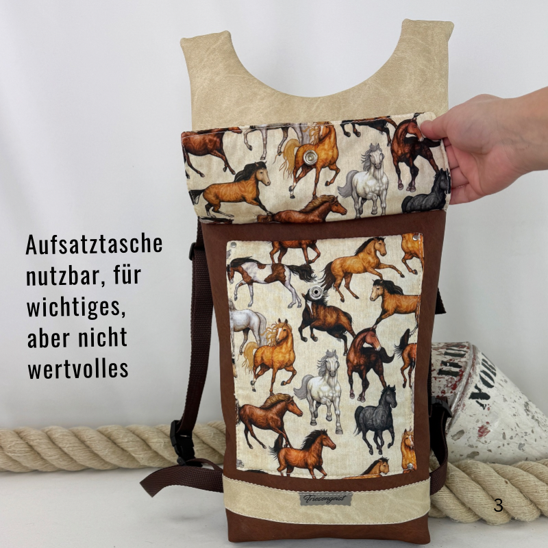 Damen- und Herrenrucksack Rucksack Inke