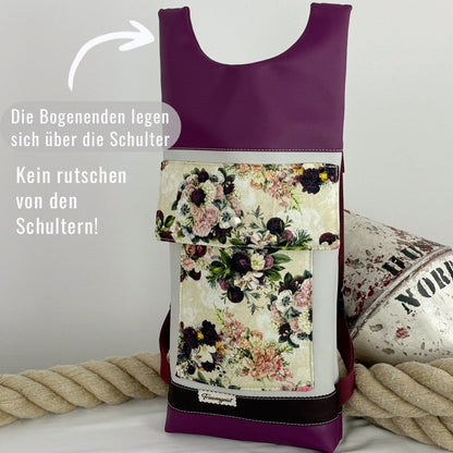 Damen- und Herrenrucksack Rose