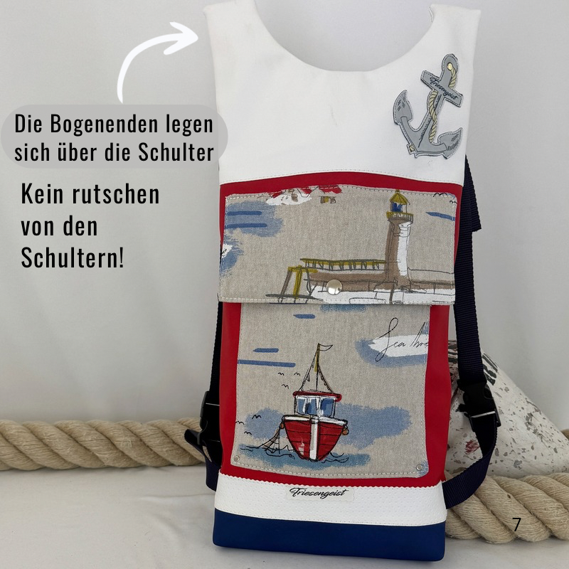 Damen- und Herrenrucksack Rucksack Süderoog