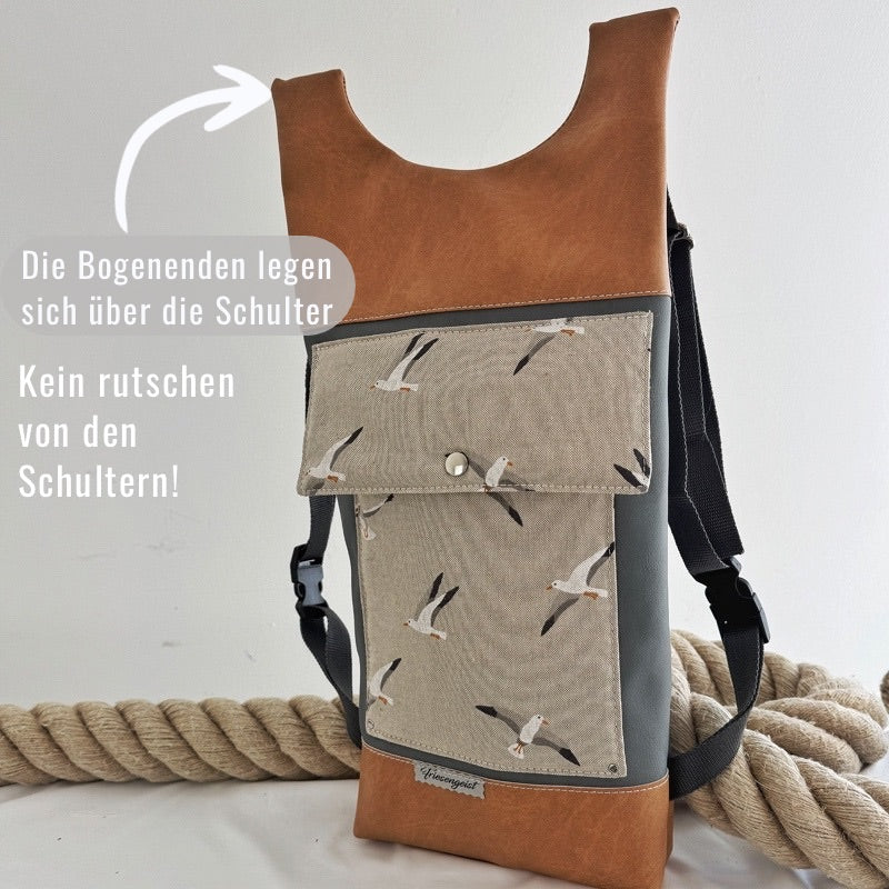 Damen und Herrenrucksack Toni