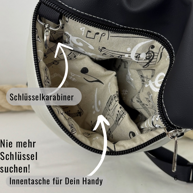 Damen- und Herrenrucksack Rucksack Nadja