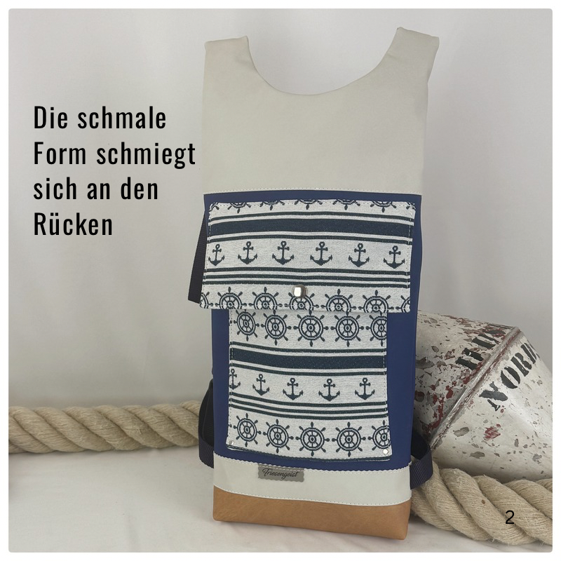 Damen- und Herrenrucksack Helgoland