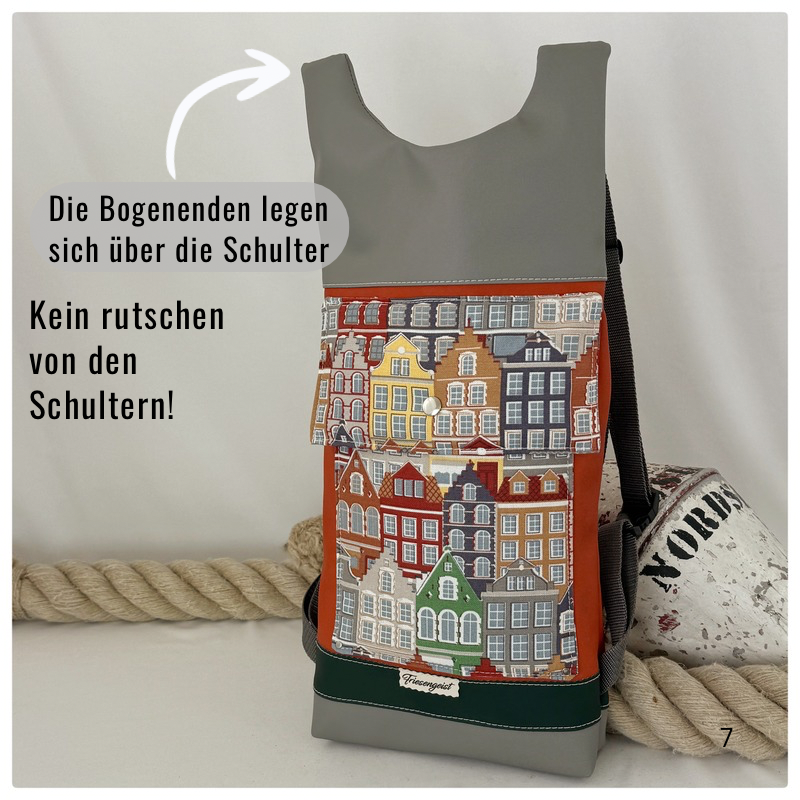 Damen- und Herrenrucksack Petra