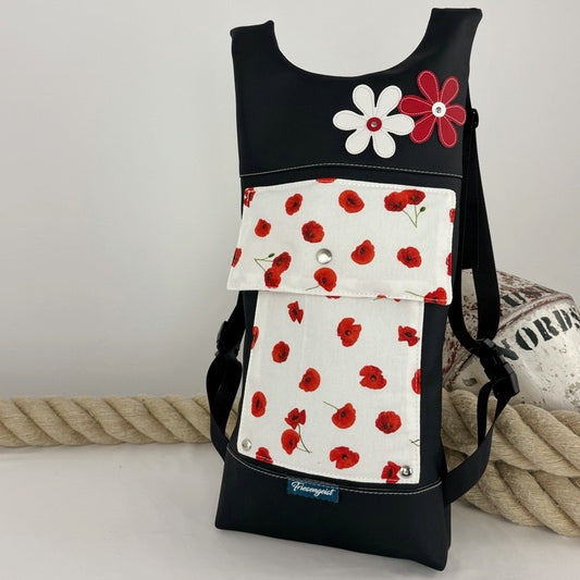 Damen- und Herrenrucksack Mohn