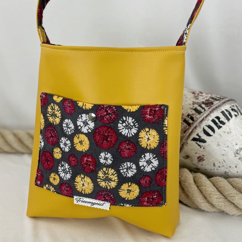 Einkaufsshopper mit einem breiten Schulterträger