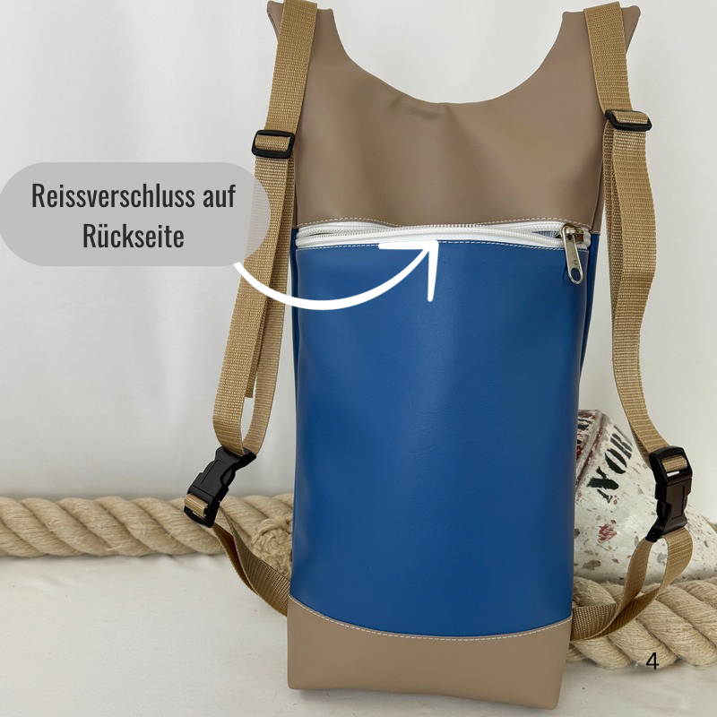 Damen- und Herrenrucksack Nordsee