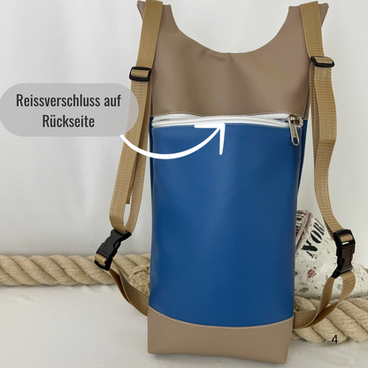 Damen- und Herrenrucksack Nordsee