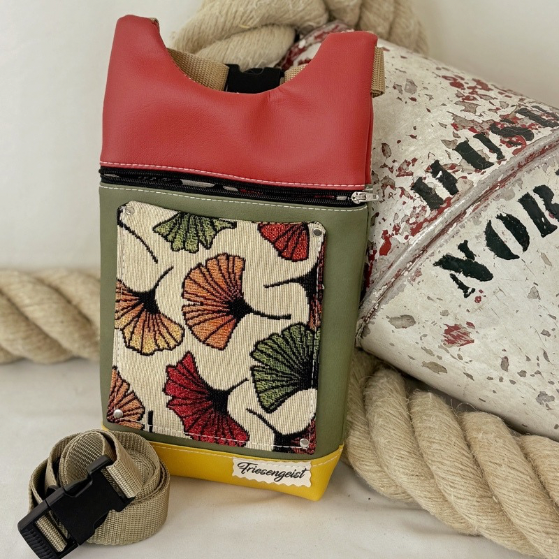 Gürteltasche, Gingko bunt