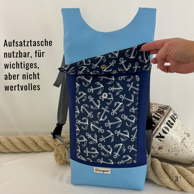 Damen- und Herrenrucksack Föhr