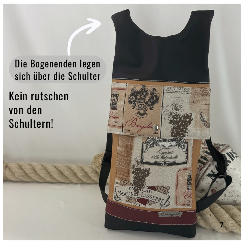 Damen- und Herrenrucksack Monja