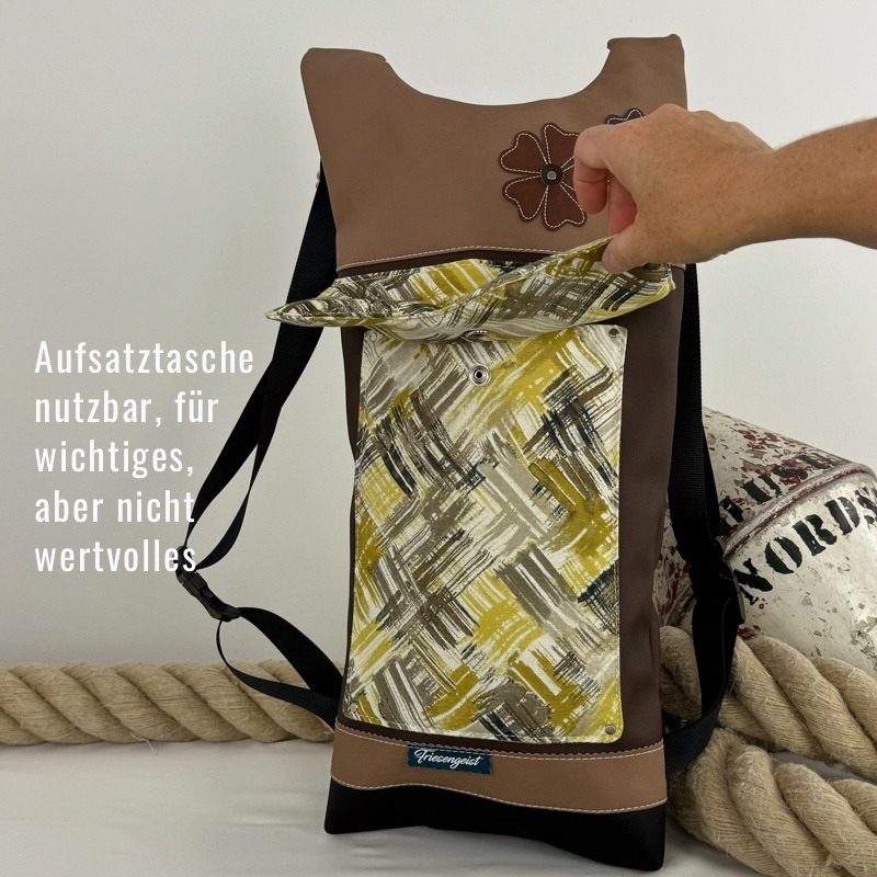 Damen- und Herrenrucksack Pamala