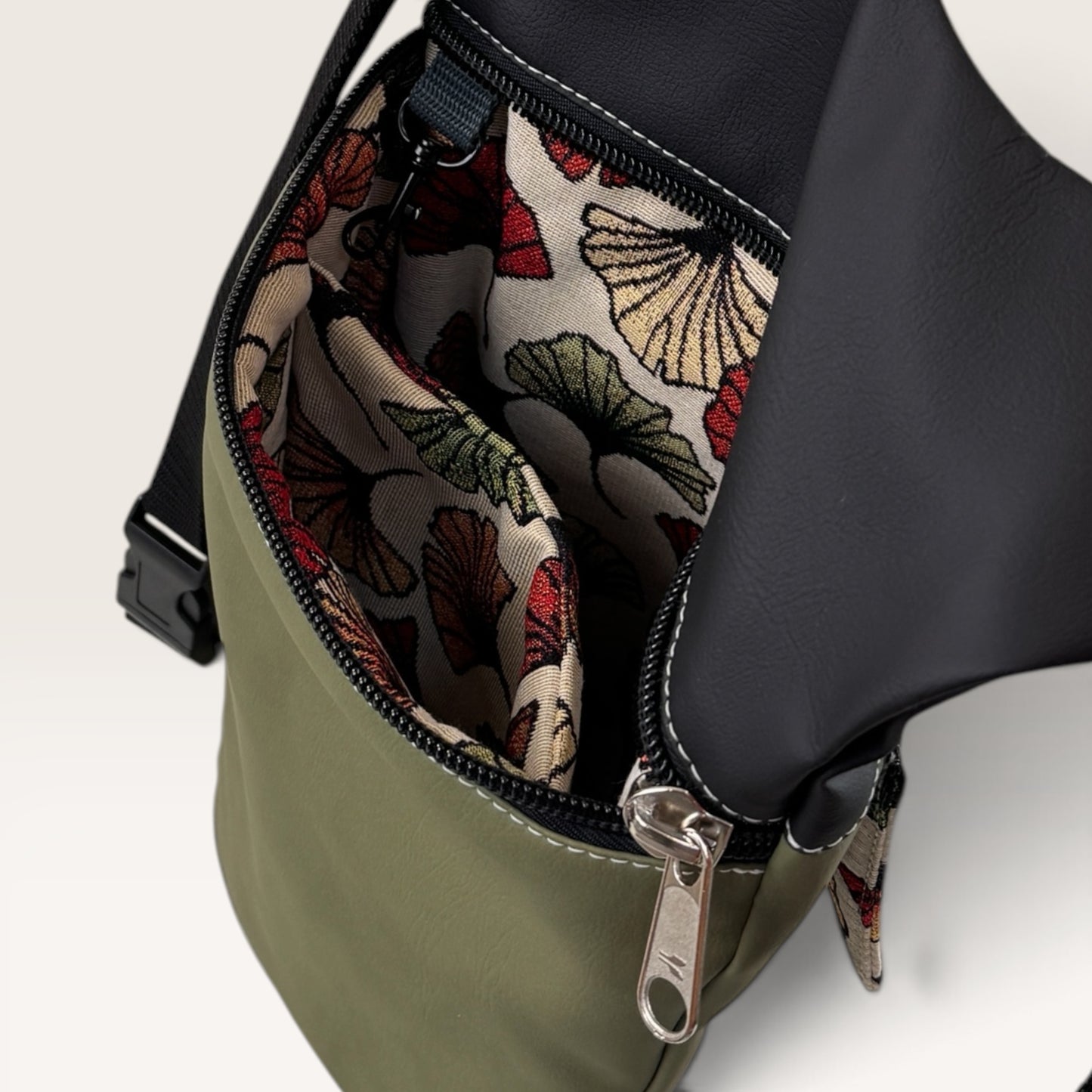 Damen- und Herrenrucksack Gingko bunt