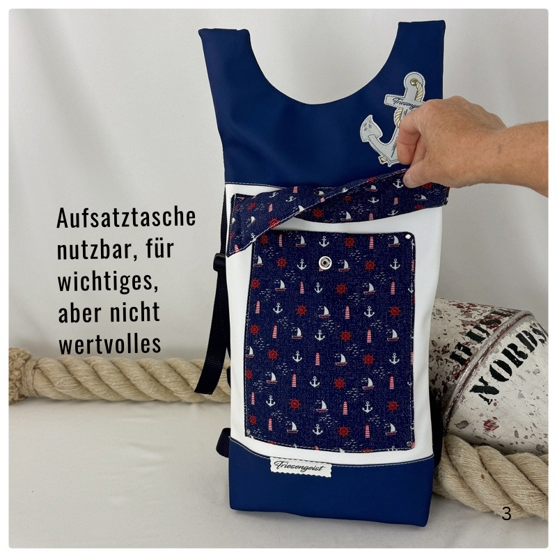 Damen- und Herrenrucksack Nordstrand