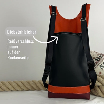 Damen- und Herrenrucksack Carina