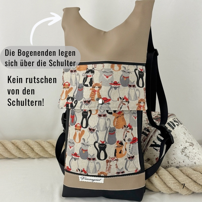 Damen- und Herrenrucksack Wanda