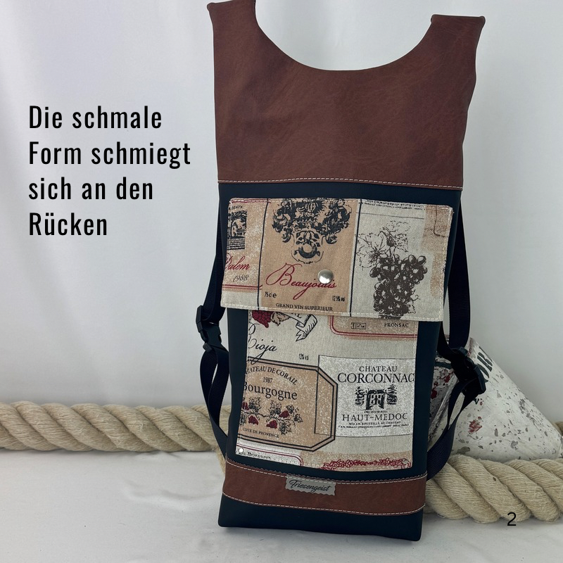 Damen- und Herrenrucksack Rucksack Polly
