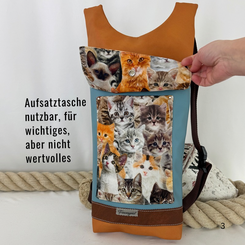 Damen- und Herrenrucksack  Rocky