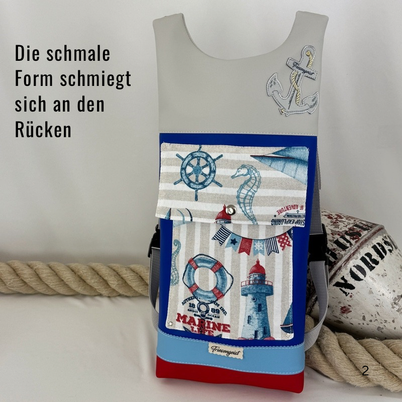 Damen- und Herrenrucksack Föhr