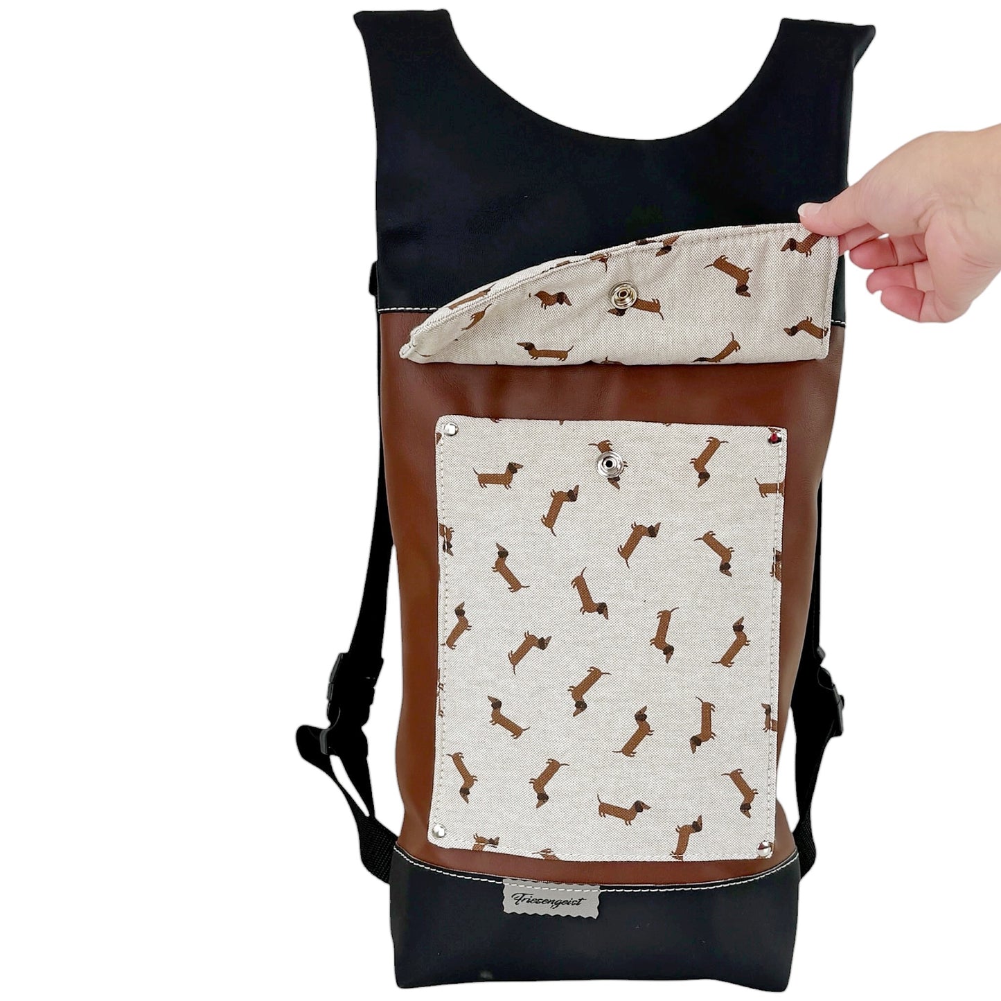 Damen- und Herrenrucksack Pelle