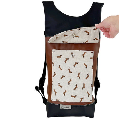 Damen- und Herrenrucksack Pelle