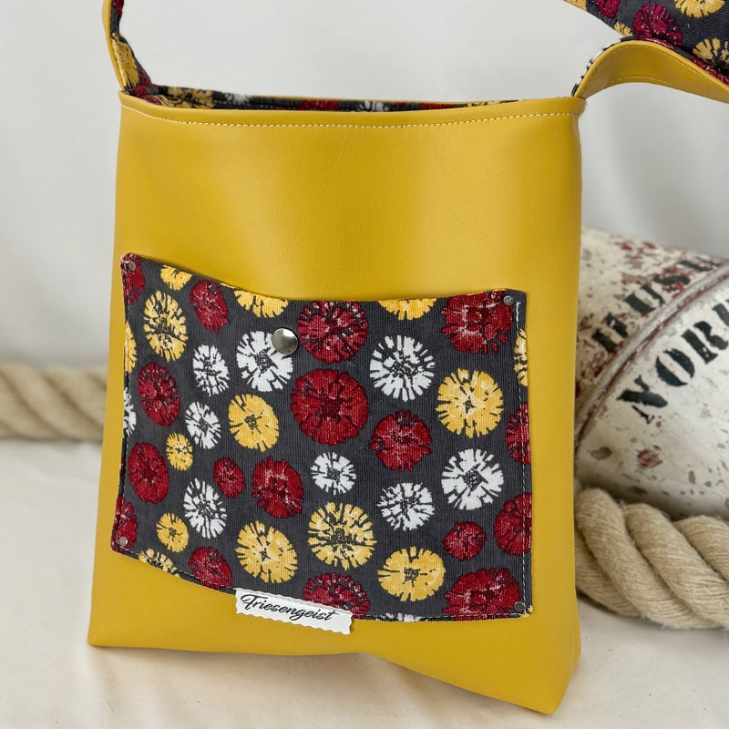 Einkaufsshopper mit einem breiten Schulterträger