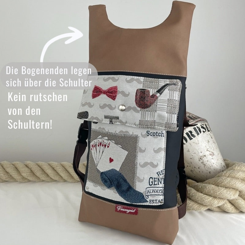 Damen und Herrenrucksack Nils