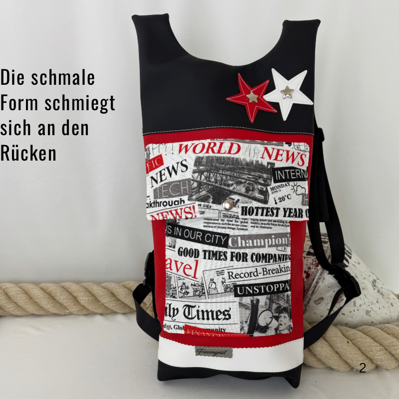 Damen- und Herrenrucksack Rudi