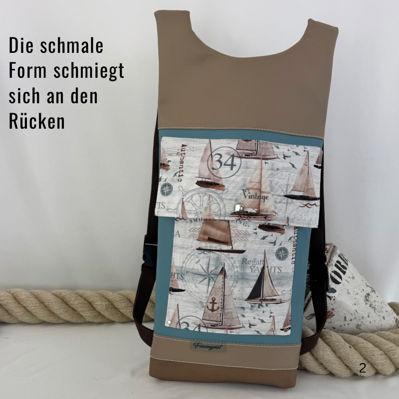 Damen- und Herrenrucksack Rucksack Amrum
