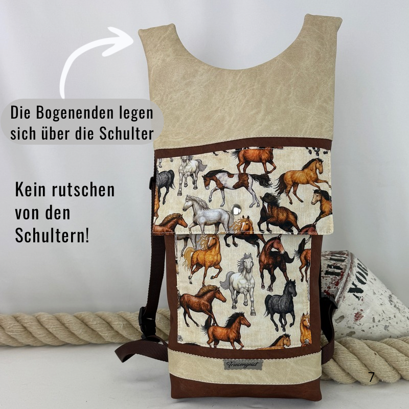 Damen- und Herrenrucksack Rucksack Inke