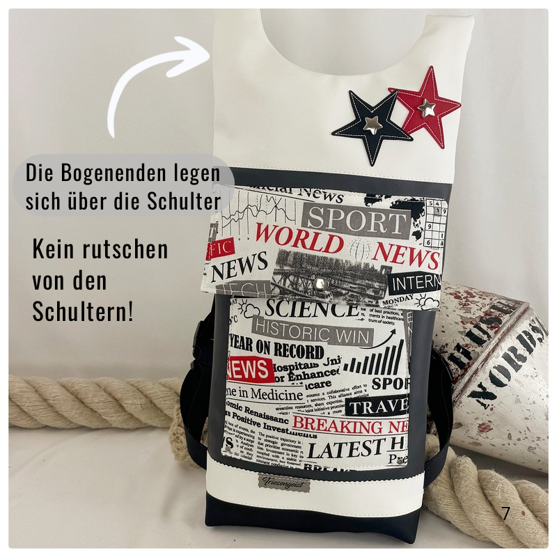 Damen- und Herrenrucksack  Franzi