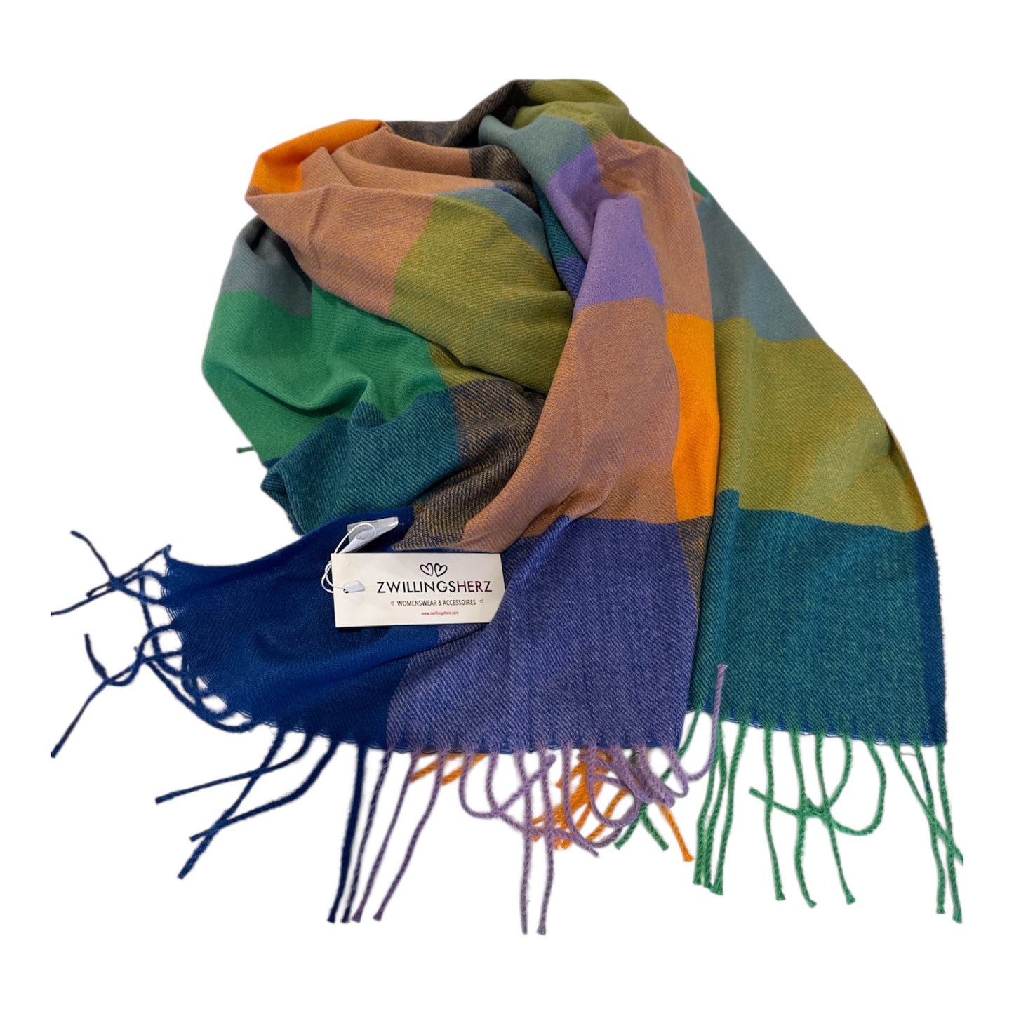 Schal Karo bunt von Zwillingsherz