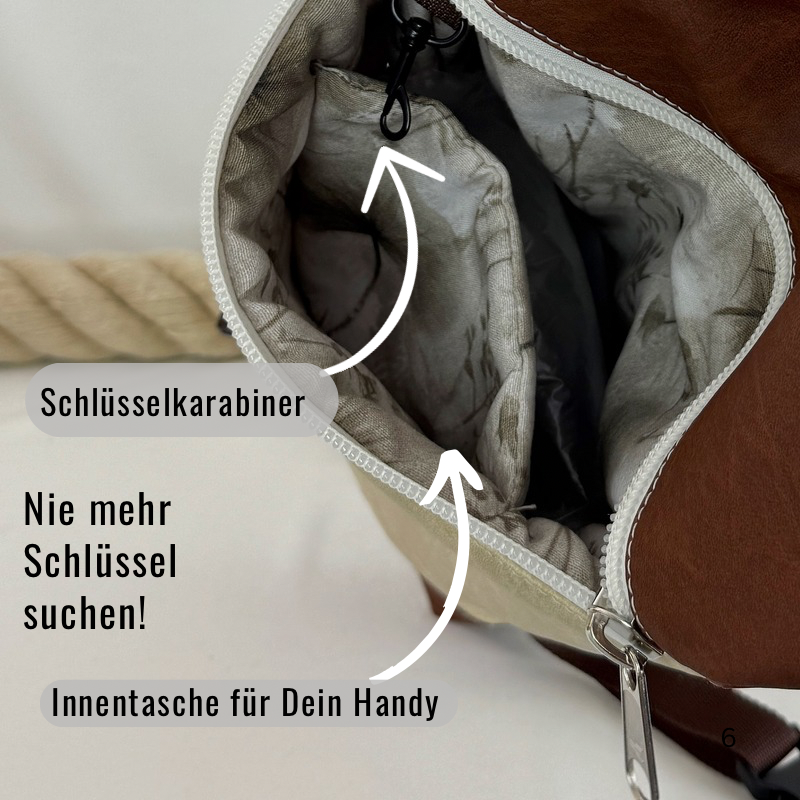 Damen- und Herrenrucksack Caroline