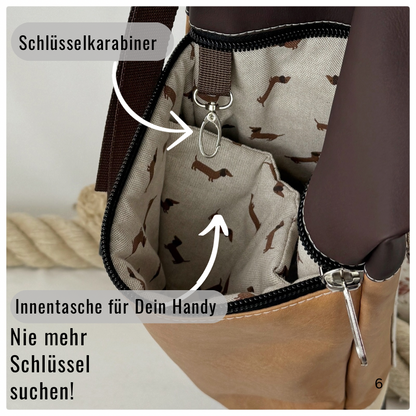Damen- und Herrenrucksack Pelle