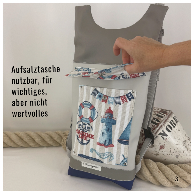 Damen- und Herrenrucksack Tönning