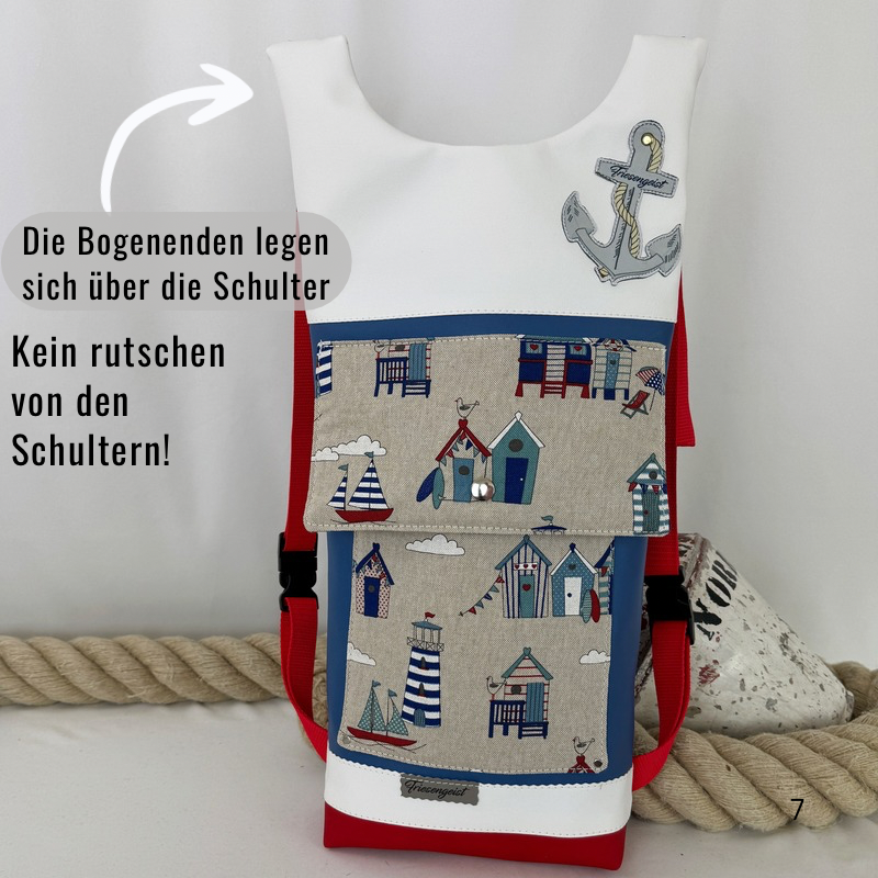 Damen- und Herrenrucksack Amrum