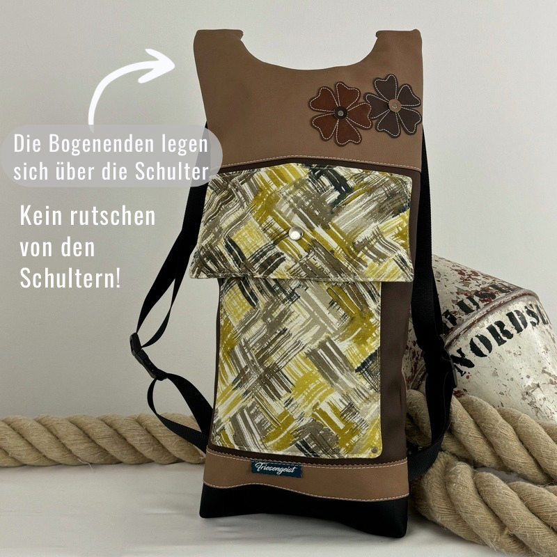 Damen- und Herrenrucksack Pamala