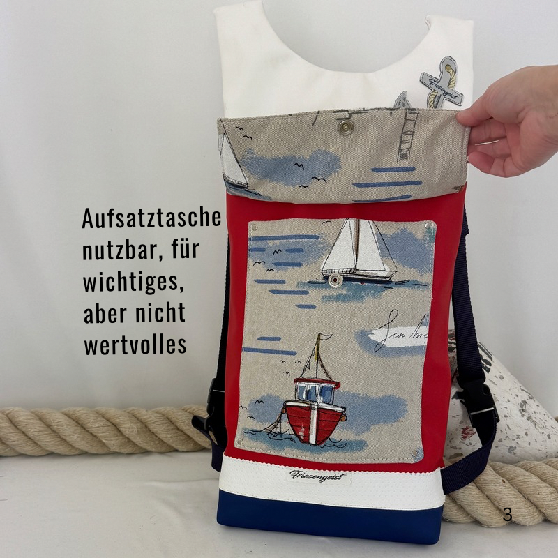 Damen- und Herrenrucksack Rucksack Süderoog