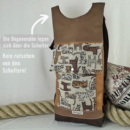 Damen -und Herrenrucksack Funny