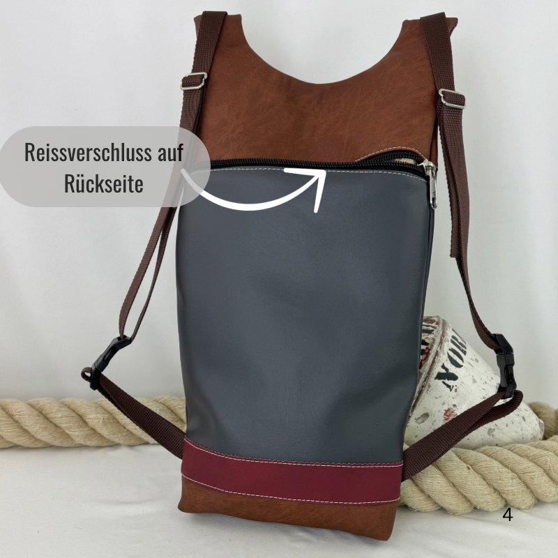 Damen- und Herrenrucksack Rucksack Magretha