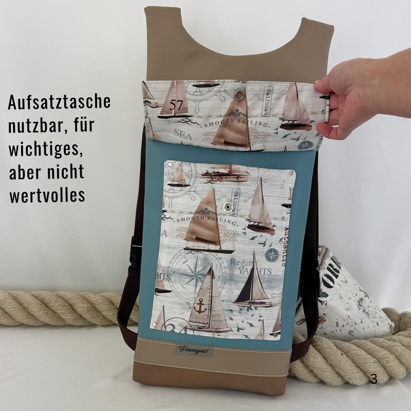 Damen- und Herrenrucksack Rucksack Amrum