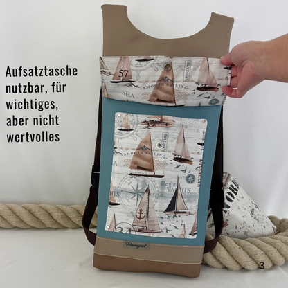 Damen- und Herrenrucksack Rucksack Amrum