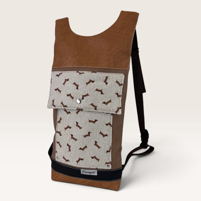 Damen- und Herrenrucksack Pelle