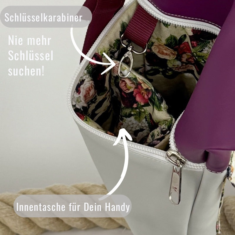 Damen- und Herrenrucksack Rose