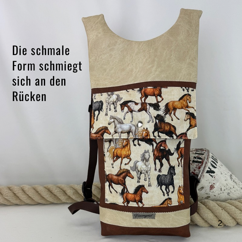 Damen- und Herrenrucksack Rucksack Inke