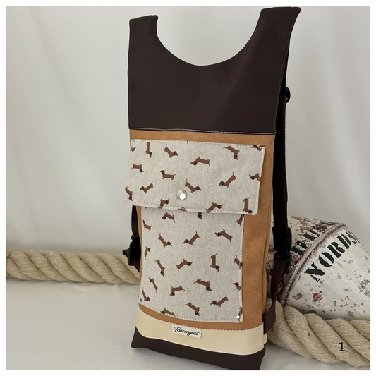 Damen- und Herrenrucksack Pelle